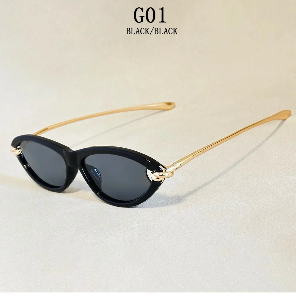Fashion Oval Sunglasses Women 2026 Luxury Vintage New Cat Eye Sunglass Glasses Luxe Lunette Soleil Femme Lentes De Sol Mujer