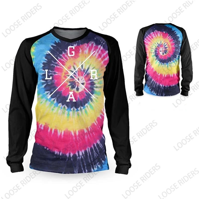 Mountain Bike Loose Rider Jersey Men's MTB Jersey Road Racing Bike Riding Shirt DH Motorcycle Clothing