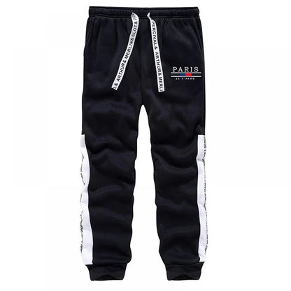Autumn Winter Mens Tracksuit Print Casual Sweatshirts Sportswear Outdoors Sports Jogging Mens Clothing Single Piece Hoodie Pants