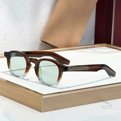 Modern Square Classical Sunglasses Men Women Handmade Fashion High Street Premium Quality UV400 Glasses with Case
