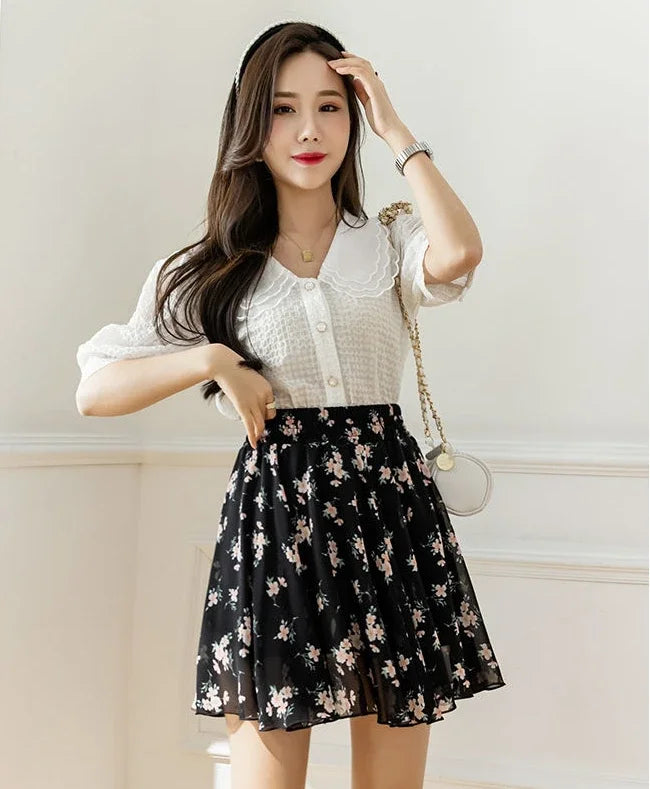 A Line Midi Female Skirts High Waist Women's Skirt Summer Luxury Elegant Stylish New In Premium Chic Cheap Offer Aesthetic Hot V