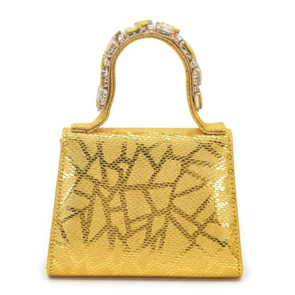 Fashion Party Shoes and Bag Match for Women Latest Italian Matching Shoes and Bag Set  with Rhinestone Heeled Shoes Woman
