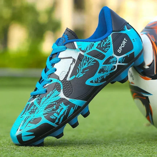 New Men Kids Professional Soccer Shoes Boys Cleats Non-Slip Grass Football Boots Adult Ultralight Training Shoes Drop Shipping