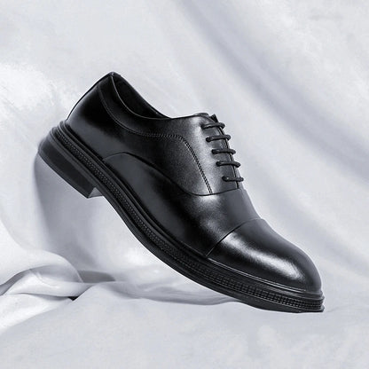 Brand Men Genuine Leather Shoes Black Wedding Bride For Formal Party Dress OEM Italian Men Shoes Casual Soft Casual Shoes