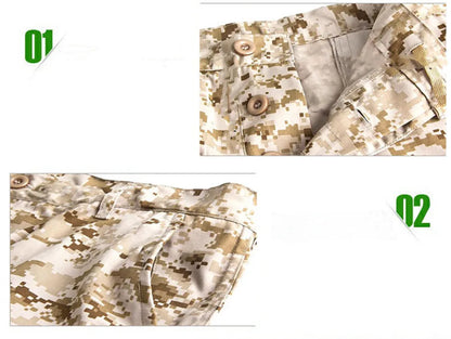 Men's Uniform Camouflage Tactical Multicam Cargo Pants Army Combat Long Trousers Fisthing Climbing Hunting Pants