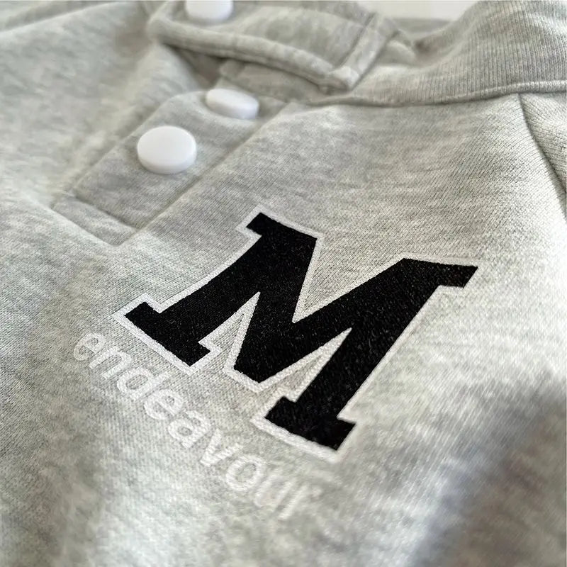 New Boys Clothing Children Cotton Letter Set Spring Fall Kids Girls Long Sleeve Sweatshirt Tops Sport Pants Casual 2Pcs Outfits