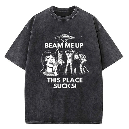 Demogorgon Hawkins Vintage Washed T Shirt Women Men Anime Cotton T Shirt Summer Harajuku Street Tops Clothing