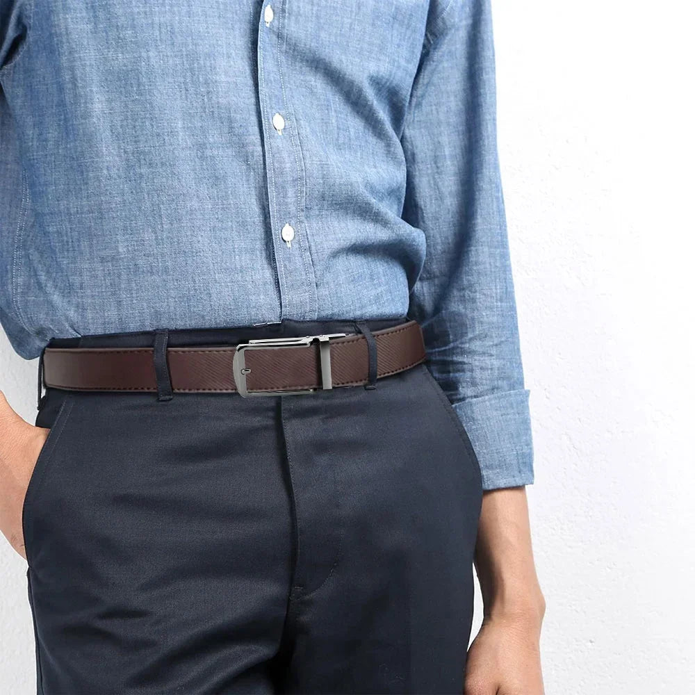 Mens Belts Metal Automatic Buckle Famous Brand Belt Men Quality Genuine Luxury Leather Belt for Men Famous 115 120 150 135cm