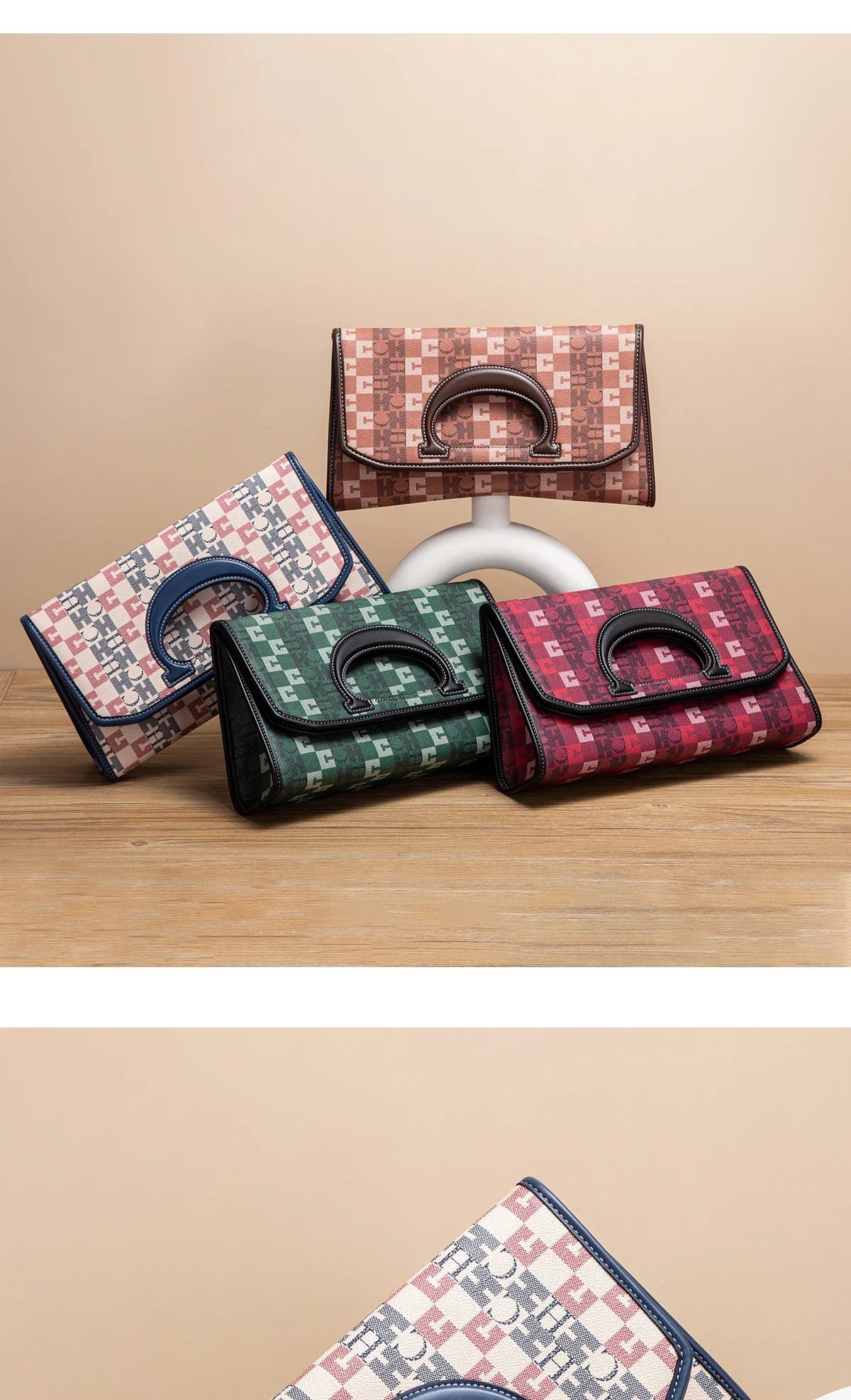 Summer Retro Printed Design Storage Bag New Foldable Wallet Handbag Women's Tote Bag