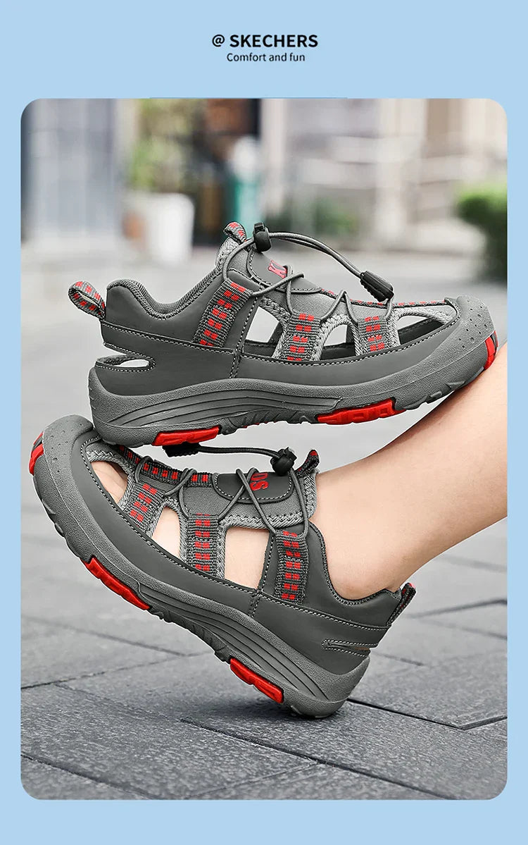 Summer Children Comfortable Sport Water Sandals Outdoor for Boys Closed Toe Anti-Collision Walking Sandals Casual Beach Shoes
