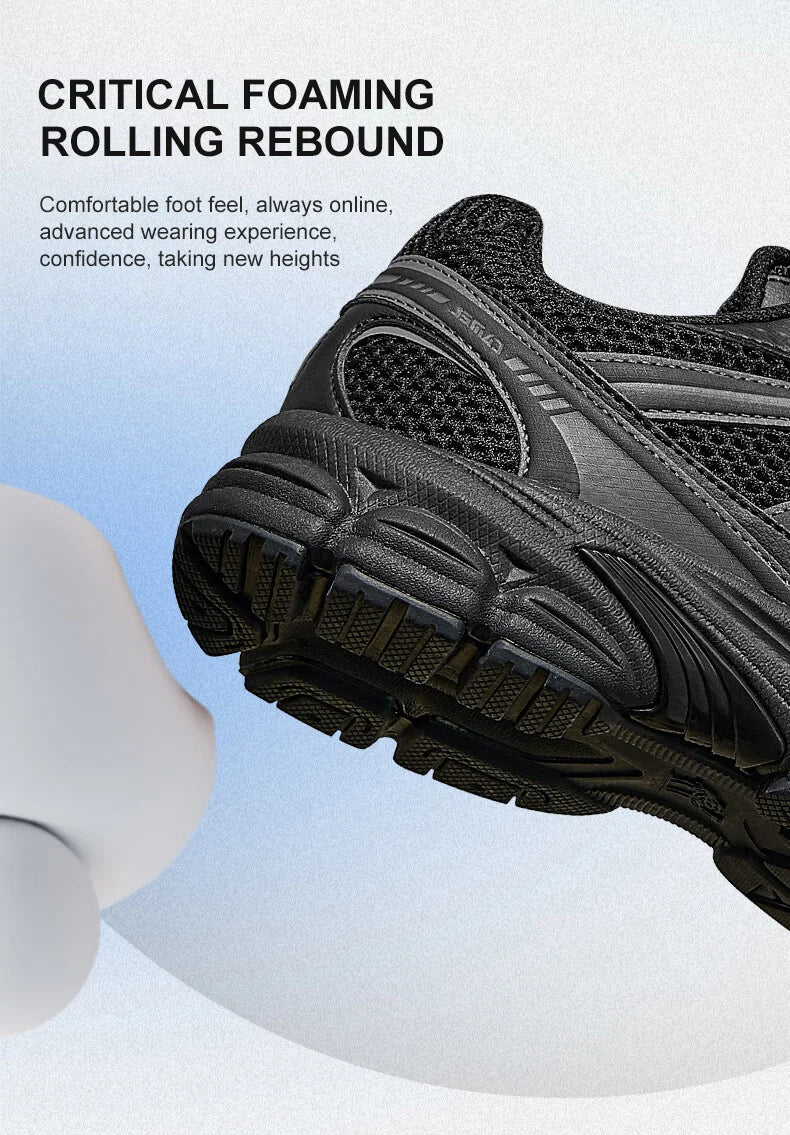 Jogging Shoes Retro Casual Mesh Sneakers Breathable Sports Running Shoes for for Men and Women Soft Shock Absorbing