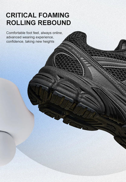 Jogging Shoes Retro Casual Mesh Sneakers Breathable Sports Running Shoes for for Men and Women Soft Shock Absorbing