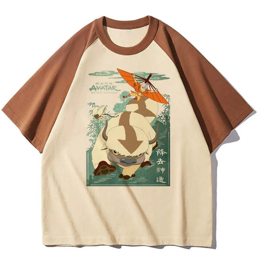 Avatar the Last Airbender teen harajuku  korean clothes anime Pop Culture 2000s women t-shirt Retro hip hop Graphic 2000s