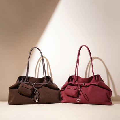 Various Genuine Leather Luxury Bag Fashion Women's Handbag Vegetable Basket Style Portable Women Bucket Bag with Lock