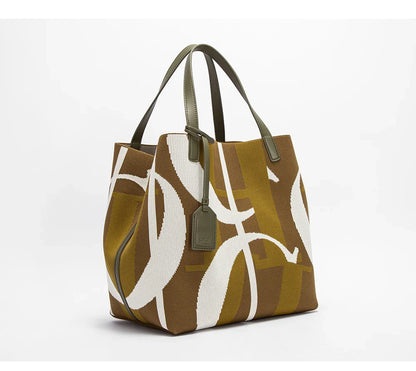 Fashion Retro Design New Women's Handbag Shopping Holiday Tourism High Capacity Handbag