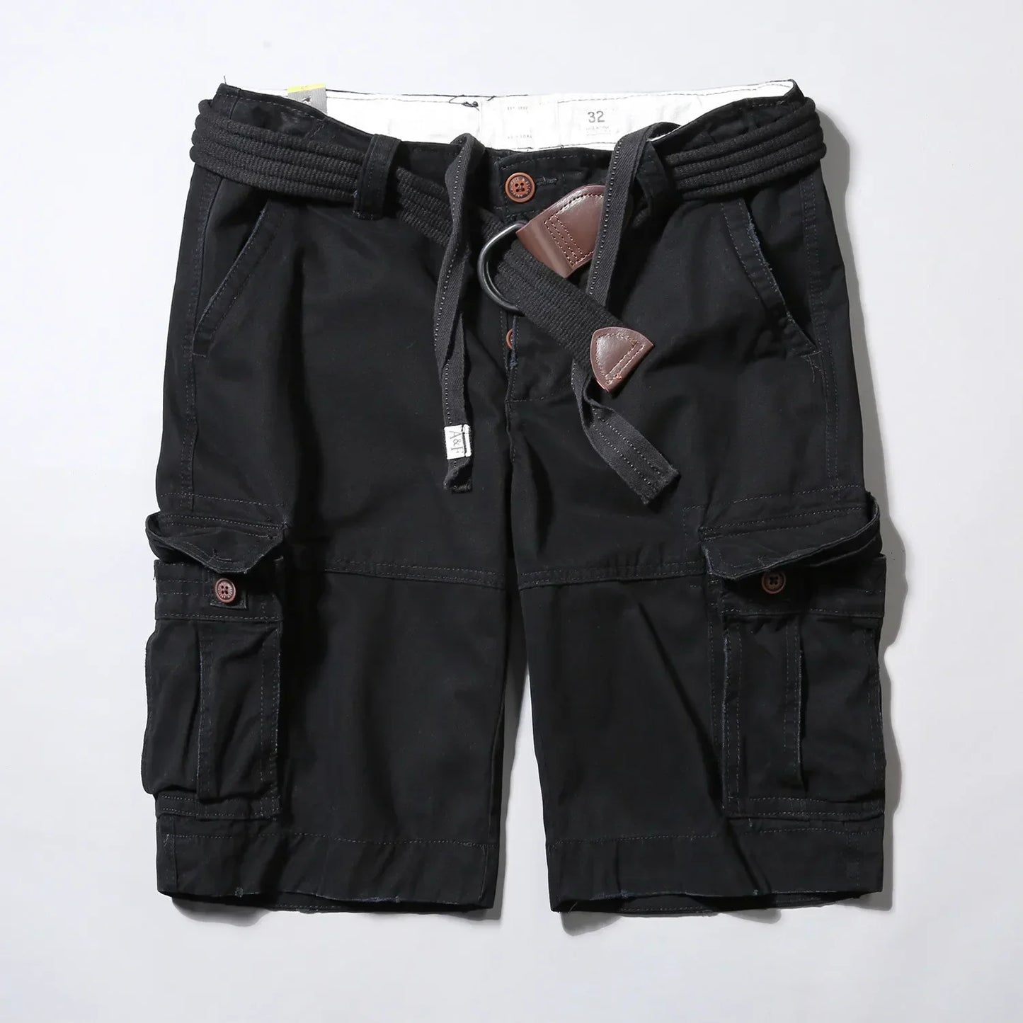 Cargo Short Men 2024 Fashion Luxury Brand Designer Summer Quality Breeches Bermuda Male Cotton Multi Pocket Retro Casual Shorts