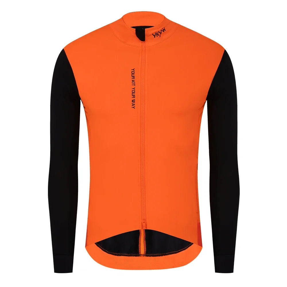 Men's Cycling Jacket Windproof Waterproof Bicycle Windbreaker Road Bike Jersey Long Sleeve Cycling Clothing MTB