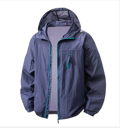 Women's Men's Sun Protective Jackets Camping Mountaineering Hiking Outdoor Sports Windbreaker Summer Lightweight Coat