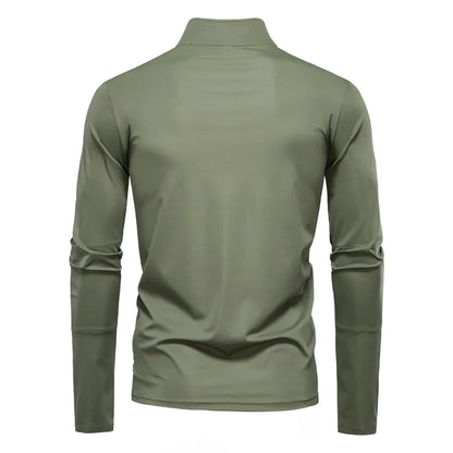 2025 Men's Spring Lightweight Breathable UV Protection Sun Shirt for Outdoor Activities Male T Shirt