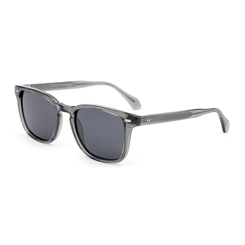 Acetate UV400 Polarized Sunglasses Prescription Custom Women Men  Square Optical Sun Glasses