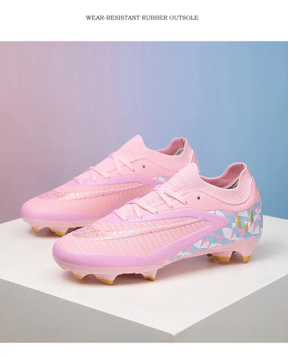 New Kid Match Boys Soccer Shoes Comfortable Outdoor Match Professional Football Boots Sneakers Non-Slip Sports Shoes Unisex