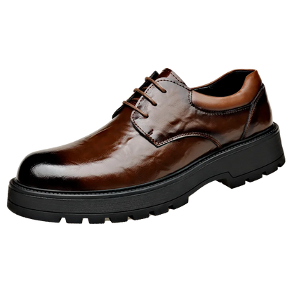 Men Comfortable Leather Work Shoes for Long Standing