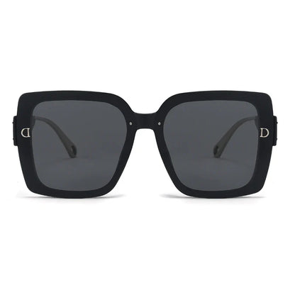 2025 New Polarized Letter Sun Glasses Legs High-end Sunglasses Women's European and American Sunscreen Retro Sunglass Gafas
