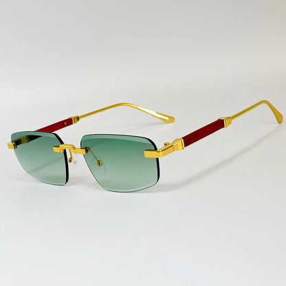 Rimless Sunglasses Women 2026 UV400 Protection Fashion Glasses Vintage Sunscreen Shades Lentes De Sol Mujer Lunette Soleil Femme