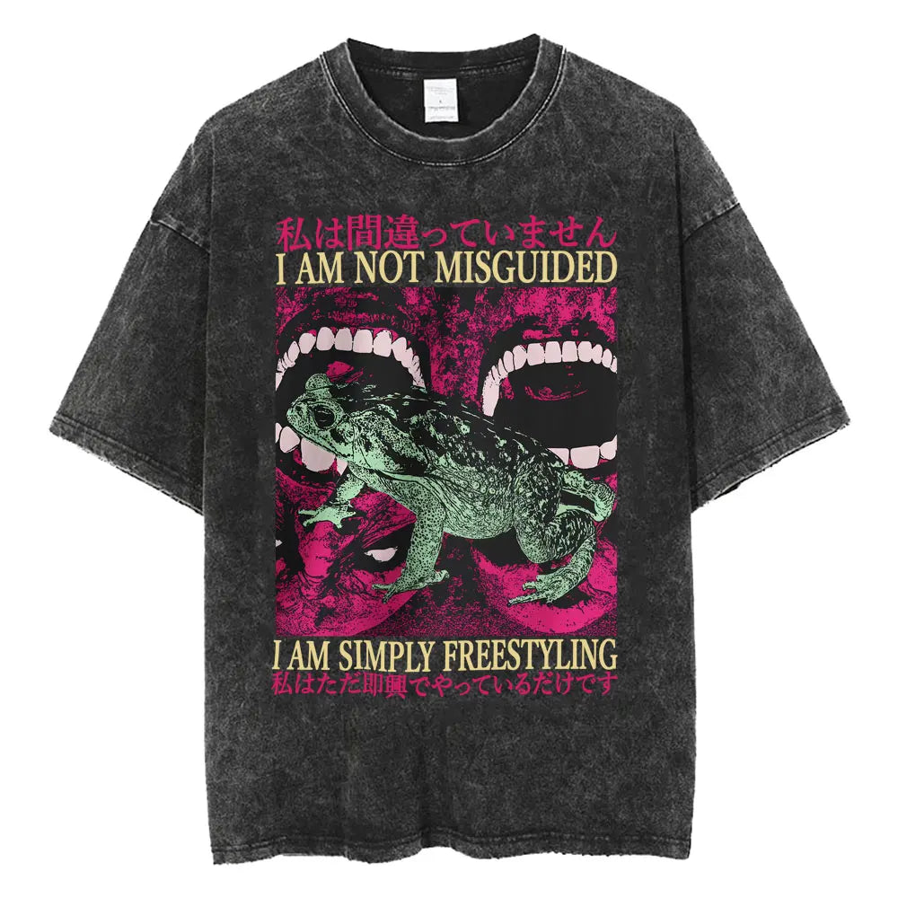 I Have Made It Awkward I Will Be Taking My Leave Meme T Shirt Japan Spider Crab Funny T-shirt Unisex Fashion Vintage Washed Tees