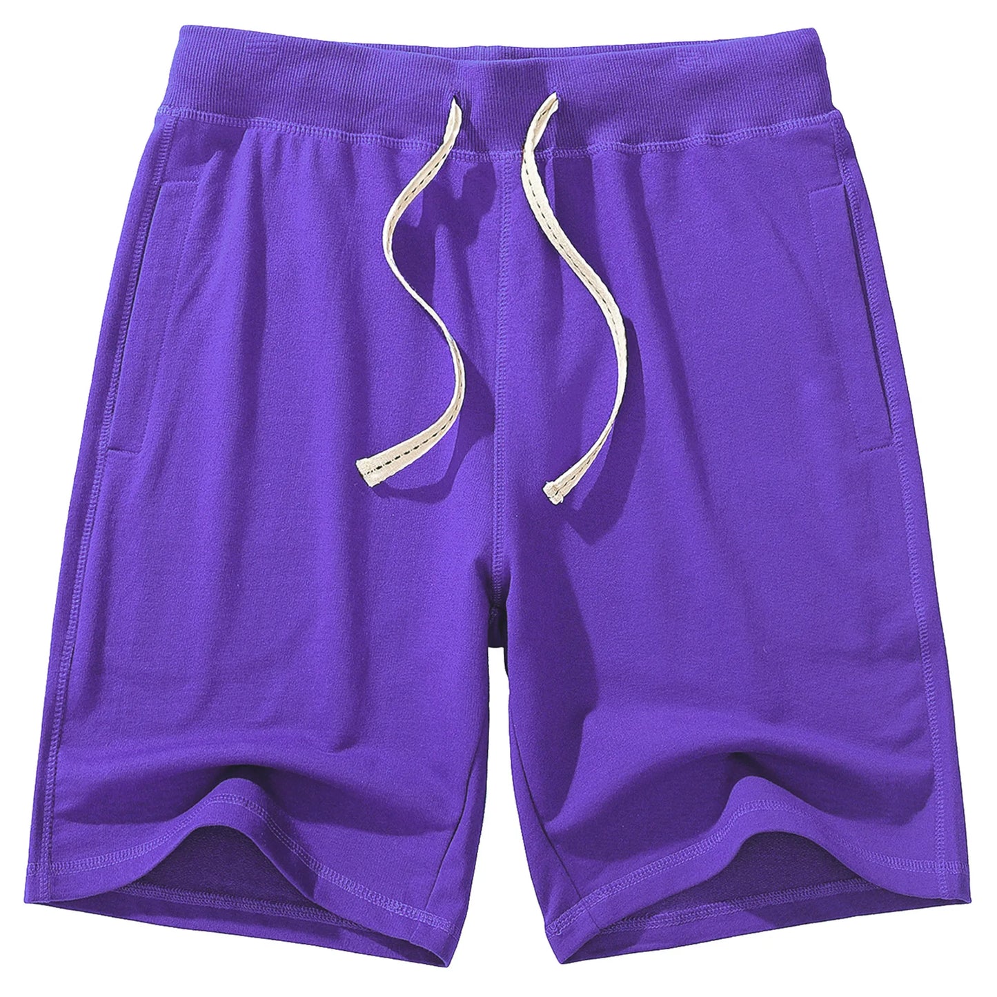 Gray Cotton Shorts Men Summer Sport Fitness Gym Workout Jogger Shorts with Pocket High Quality Plus Size Home Casual Sweatshorts