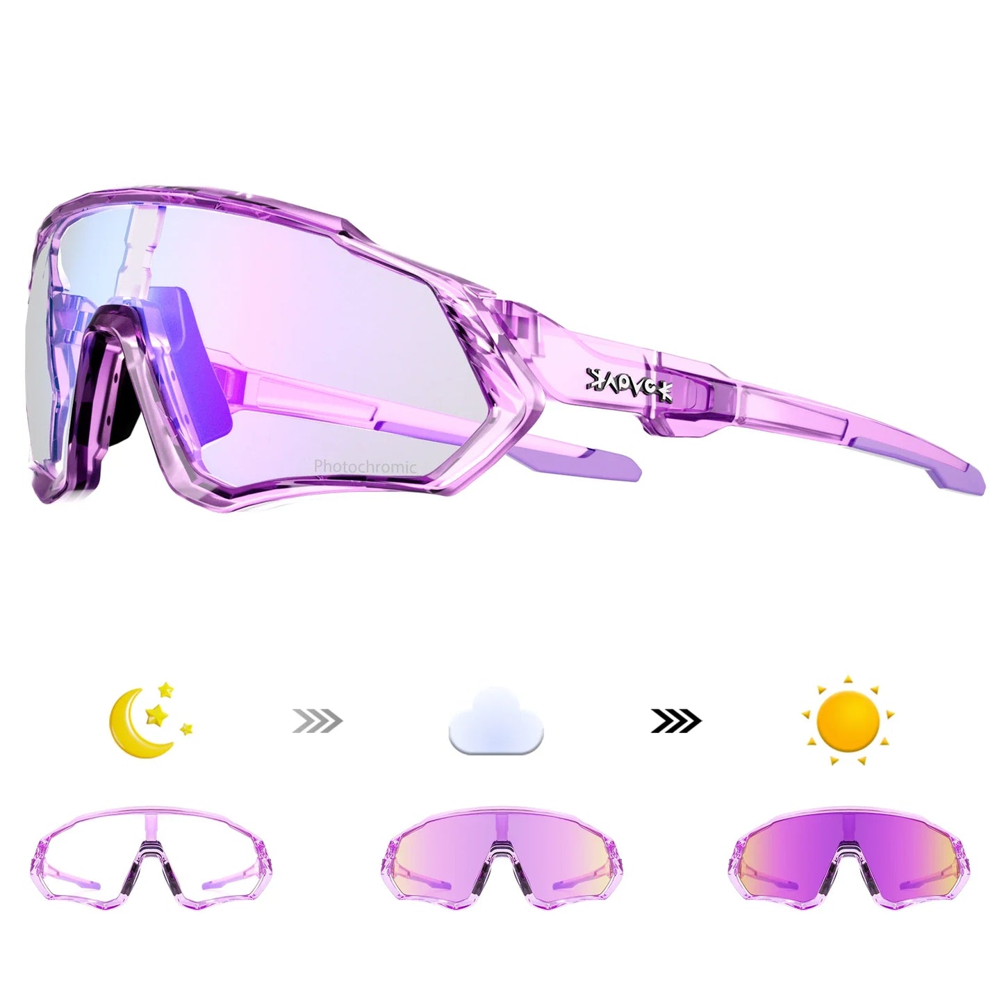 Photochromic Cycling Sunglasses Men Women Road Mtb Mountain Bike Bicycle Glasses Cycling Glasses Sport Running Eyewear