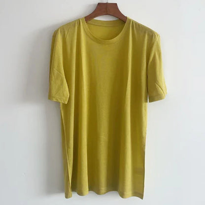 100% Merino Wool T shirt Men Base Layer Merino Shirt Wicking Breathable Quick Dry Anti-Odor No-itch Big USA Size