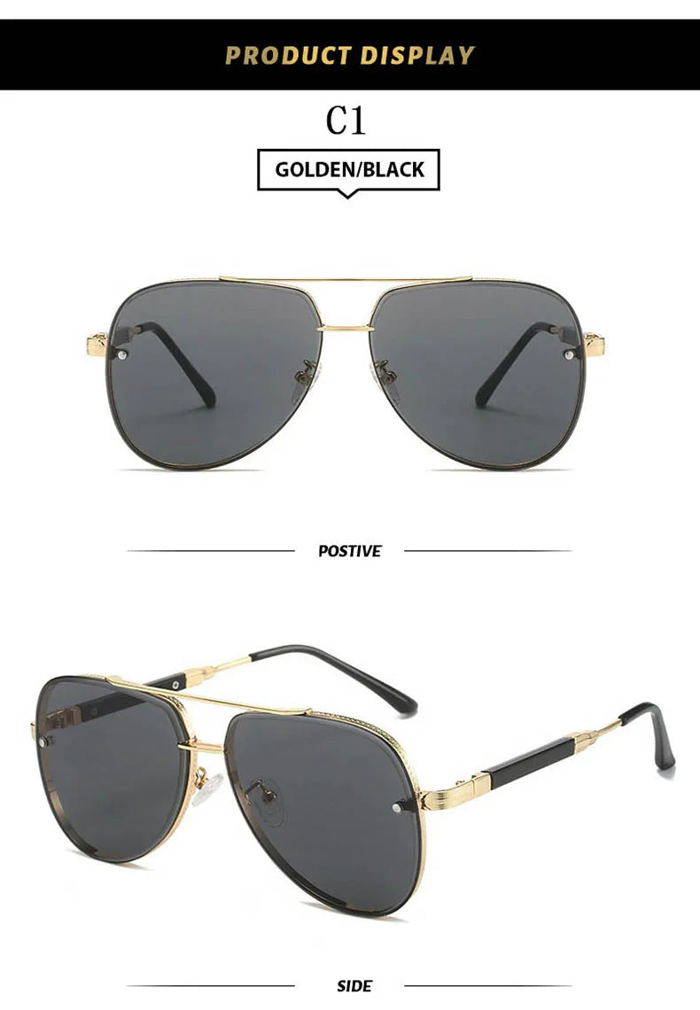 New In Sunglasses For Men Luxury Vintage Sunglasses Women Trendy Luxe Retro Oval Fashion Glasse Gafas De Sol Hombre Zonnebril