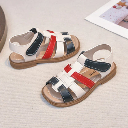 2026 Summer New Kids Sandals for Boys Girls Unisex Fashion Open Toes Candy Colors Children Beach Shoes Anti-skid Breathable Hot