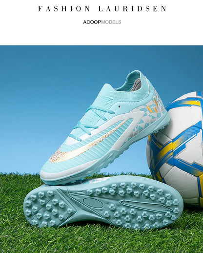 New Kid Match Boys Soccer Shoes Comfortable Outdoor Match Professional Football Boots Sneakers Non-Slip Sports Shoes Unisex