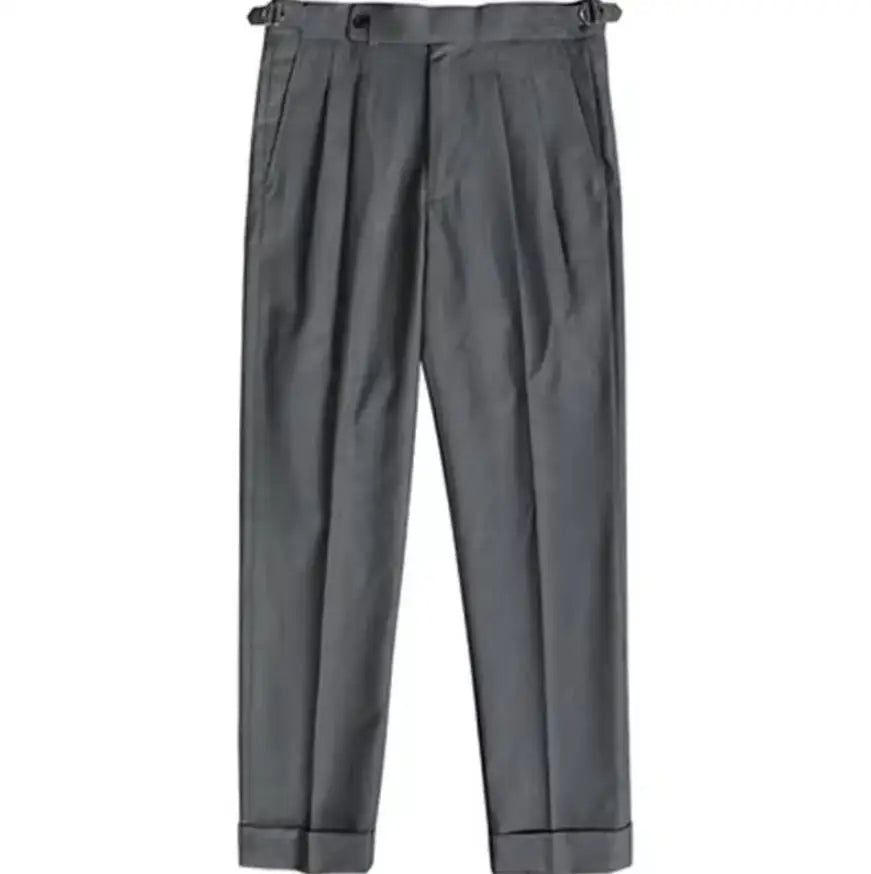 2024 Men Spring Autumn New Solid Business Casual Suit Pants Men Formal Wear Office Trousers Male Long Straight Pants