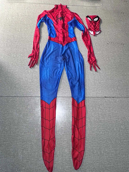 Halloween Men Spider Cosplay No Way Home Swing Costume Superhero Zentai Suit Adults Male Full Bodysuit Man Party Jumpsuit