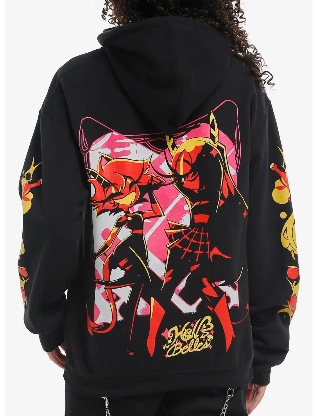Autumn Winter Hoodies Helluva Boss Hell's Belles Graphic Pullover Men Women Oversized Sweatshirt Fleece Warm Winter Tracksuits