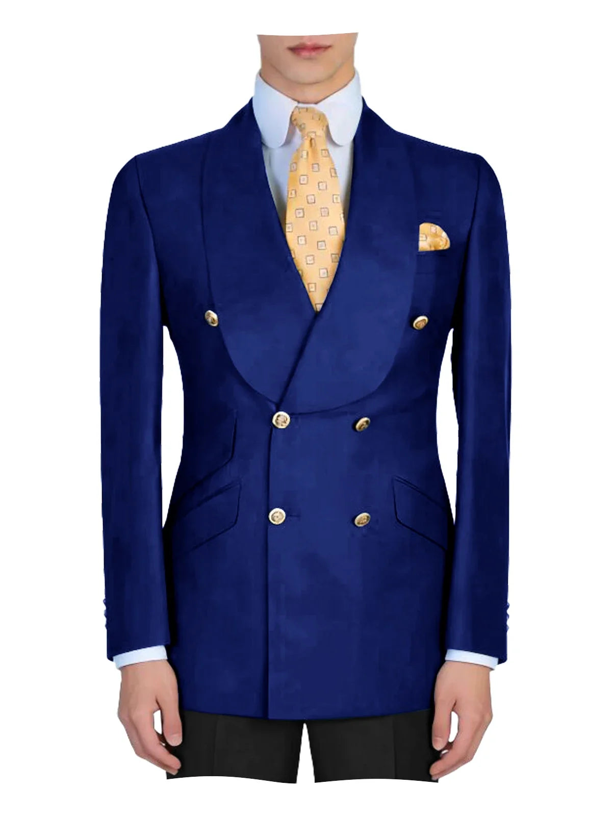 Mens Mint Green Double Breasted Blazer Slim Fit Shawl Collar Formal Sport Coat with Gold Buttons for Groom Prom Business Casual