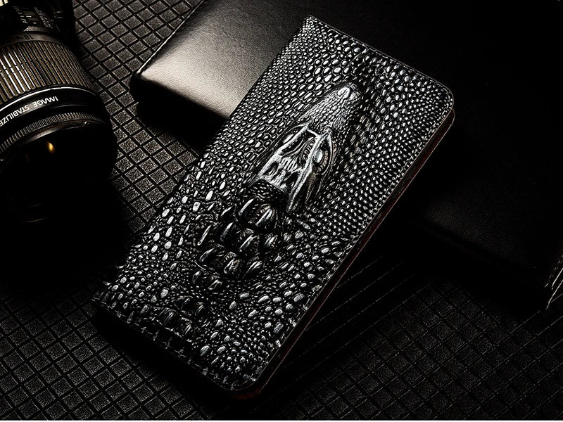 Luxury Genuine Leather Case for iPhone 17 AIR 16 E 15 14 13 12 11 Pro Max Plus Mini flip Magnetic slot Wallet Cover coque.