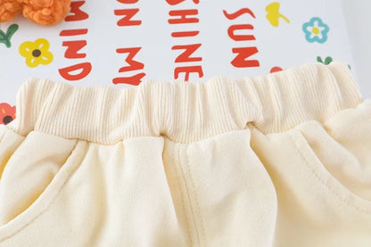 New Spring Autumn Baby Clothes Suit Children Girls Fashion Cartoon T-Shirt Pants 2Pcs/Set Toddler Sports Costume Kids Tracksuits