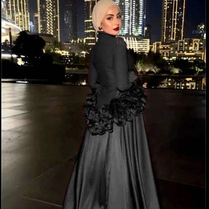 Vows Round Collar Evening Dresses D/party Red Custom Made Line A Women's Prom Dress 2025 Ball Gown Dress Elegant Gowns Woman
