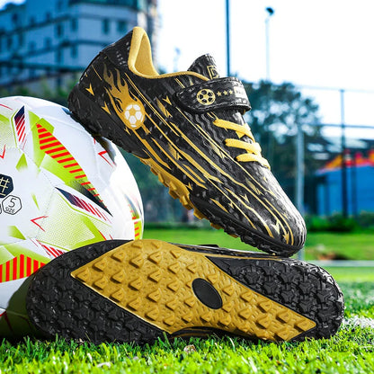 New Kids Professional Soccer Shoes TF Indoor Men Football Field Boots Original Football Shoes Society Cleats Grass Training Fast