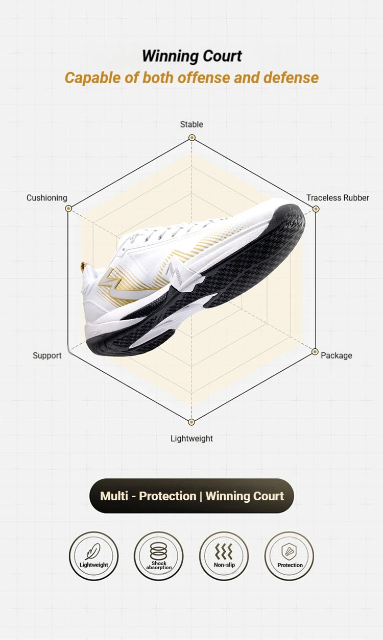 PRO V2 Badminton Shoes Unisex Mesh Breathable Shock-Absorbing Wear-resistant Professional Sneakers 672624401
