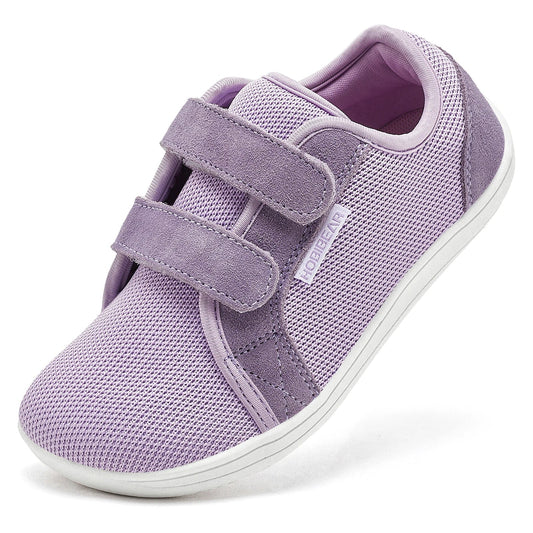 Kids Mesh Barefoot Shoes Little/Big/Kid Wide Toe Minimalist Sneakers Lightweight Hook Loop Breathable Casual Shoes