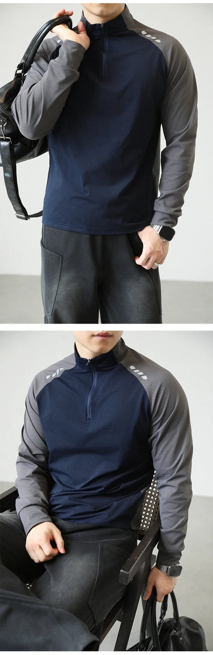 Men's Quick-drying Fitness Sportswear  Quick - Dry Outdoor Cycling & Fitness Long - Sleeve T - Shirt