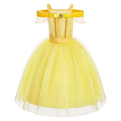 Girls Halloween Belle Dresses Girl Snow White Dress Kids Christmas Carnival Cosplay Clothes Children Princess Costumes