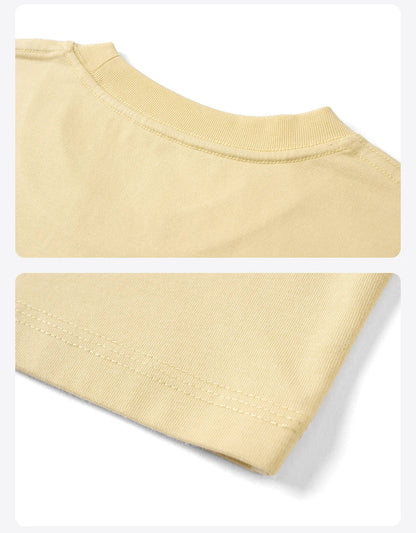 2026 Summer New 【Oversize Short Length】 Cooling T-Shirt 230gsm Crew Neck Moisture-wicking Breathable Tops Men