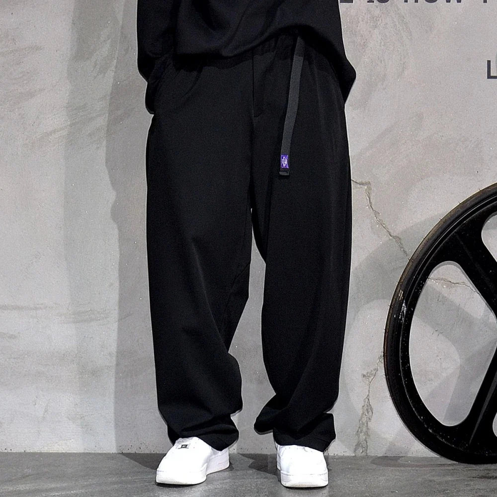 Japanese Vintage Casual Baggy Pants Mens Clothing High Quality Trend Straight Pants Fashion Loose Trousers Streetwear Pants Male