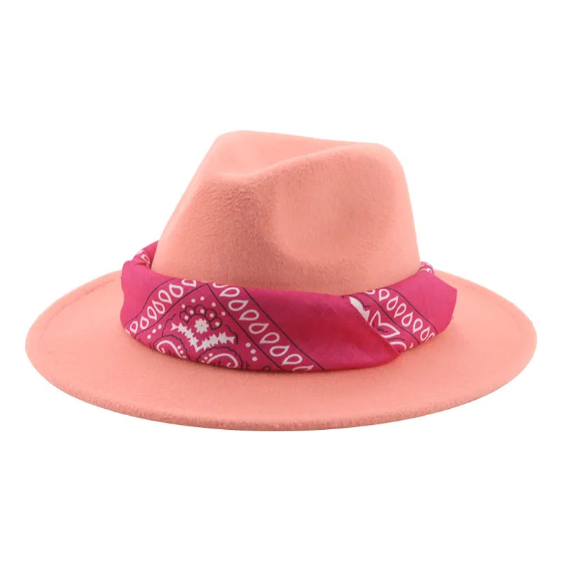 Hats for Women Fedoras Felted Hat Men Women Band Western Cowboy Jazz Caps Dancer Outdoor Women Fedora Hat шляпа женская шляпа